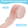 5 Yards Polyester Frayed Ribbon OCOR-WH0082-226A-03-2