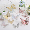 8 Sets 4 Colors PET Mirror Wall Stickers DIY-CP0009-15B-3
