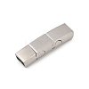 304 Stainless Steel Snap Lock Clasps STAS-U055-02B-P-1