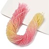 Transparent Painted Glass Beads Strands DGLA-A034-T1mm-A09-1
