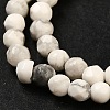 Natural Howlite Beads Strands G-Z068-B05-01-4