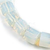 Opalite Hexagon Prism Graduated Beaded Necklaces for Women Men NJEW-K388-03G-2