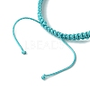 Ocean Theme Starfish Tortoise Synthetic Turquoise Beaded Anklets for Women AJEW-AN00554-02-3