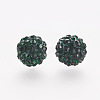 Polymer Clay Rhinestone Beads X-RB-K050-10mm-C16-2