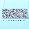 100G Flat Round Craft Style Opaque Acrylic Beads SACR-FS0001-34-9