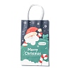 Christmas Theme Kraft Paper Gift Bags CARB-L009-A03-5