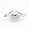 925 Sterling Silver Box Clasps STER-T007-135P-1