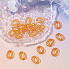 20Pcs Transparent Acrylic Quick Link Connectors OACR-TADJ0001-03H-3