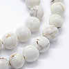 Natural Magnesite Beads Strands X-G-I199-27-12mm-3