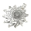 Tibetan Style Alloy Big Pendants FIND-D037-02AS-01-2