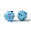 Handmade Bumpy Lampwork Beads FOIL-B001-08E-2
