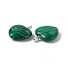 Synthetic Malachite Pendants G-G956-B62-FF-3