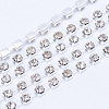 Brass Rhinestone Strass Chains CHC-T004-SS6-01S-1