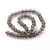 Smoky Quartz Beads Strands X-G-C076-4mm-4-2