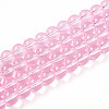 Baking Paint Transparent Glass Beads X1-DGLA-N006-8mm-01-1