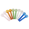 Glass Straws with Round Ball AJEW-NB0001-08-1