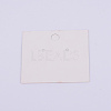 Kraft Paper Earring Display Cards CDIS-WH0013-21-3