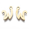 201 Stainless Steel Charms STAS-T044-217G-W-2