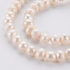 Natural Cultured Freshwater Pearl Beads Strands X-PEAR-N010-006-4