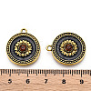 Alloy Enamel Pendants FIND-R148-01G-3