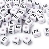 Letter Acrylic European Large Hole Beads OPDL-R050-10mm-E-1