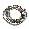 Electroplate Glass Beads Strands X-EGLA-S192-001A-C01-2