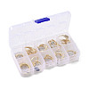 20Pcs 10 Styles Brass Adjustable Open Cuff Rings Set RJEW-A039-01G-3