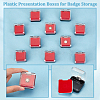 Plastic Presentation Boxes for Badge Storage & Display AJEW-WH0502-11-4