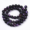 Natural Fire Crackle Agate Beads Strands G-N326-14C-03-2