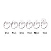 Brass Micro Pave Cubic Zirconia Cup Peg Ring Settings KK-B166-04P-4