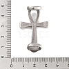 Non-Tarnish 304 Stainless Steel Slide Charms/Slider Beads STAS-L274-008P-3