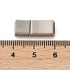 304 Stainless Steel Snap Lock Clasps STAS-U055-02A-P-3