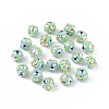 Plating Acrylic Enamel Beads OACR-I003-02-1