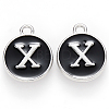Platinum Plated Alloy Charms ENAM-S118-02X-P-1