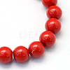 Baking Painted Glass Pearl Bead Strands X-HY-Q003-5mm-55-2