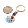 Planet Alloy Enamel Pendant Keychain KEYC-JKC00598-3