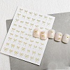 Bowknot Self Adhesive Nail Art Stickers PW-WG8AD37-03-1
