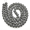 Baking Paint Transparent Glass Bead Strands X-GLAA-S031-4mm-12-2