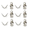 Tarnish Resistant 304 Stainless Steel Bead Tips A-STAS-G127-06P-1
