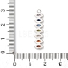 Brass Micro Pave Cubic Zirconia Pendants KK-A295-06B-P-3