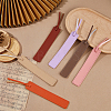 12Pcs 6 Colors PU Leather Bookmark AJEW-FH0006-23-4