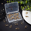 Beebeecraft 30Pcs Brass Clip-on Earring Findings KK-BBC0004-86-6