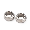 304 Stainless Steel European Beads STAS-P397-01B-P-2