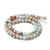 Synthetic Imperial Jasper Dyed Beads Strands X-G-D077-A01-01I-3