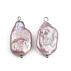 Natural Freshwater Pearl Keshi Pearl Pendants STAS-D378-07A-P-1