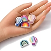 10Pcs 10 Styles Silicone Beads SIL-YW0001-05-5