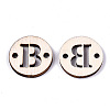 Unfinished Natural Poplar Wood Links Connectors WOOD-S045-140A-01B-2