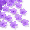 Frosted Acrylic Bead Caps MACR-S371-08A-747-1