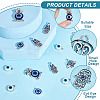 Evil Eye Jewelry Making Finding Kit FIND-PH0008-04-4