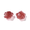 Synthetic Coral 3D Flower Rose Beads CORA-A005-14mm-29-2